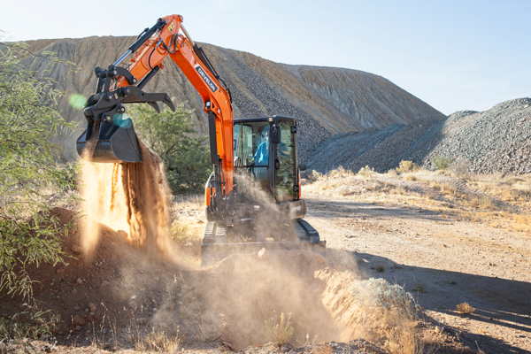 DEVELON DX42-7 Mini Excavator Excels in Tight Spaces