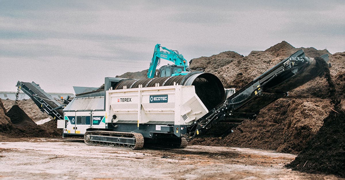Ecotec Launches New Phoenix 2100T Trommel Screen
