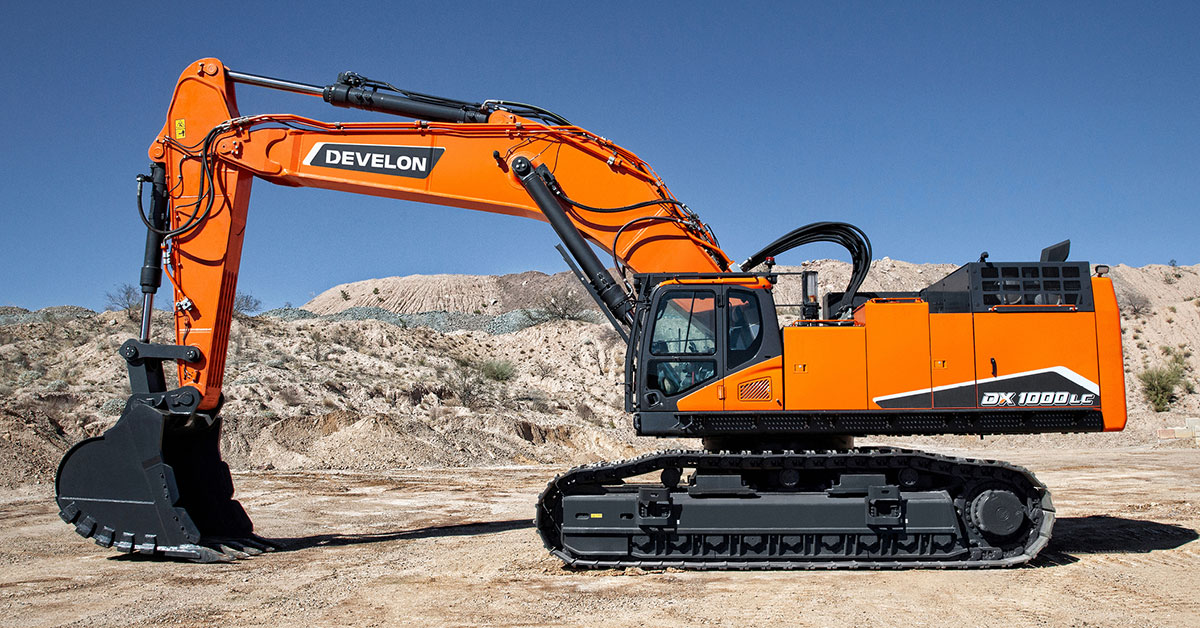 Develon Adds New DX1000LC-7 Excavator