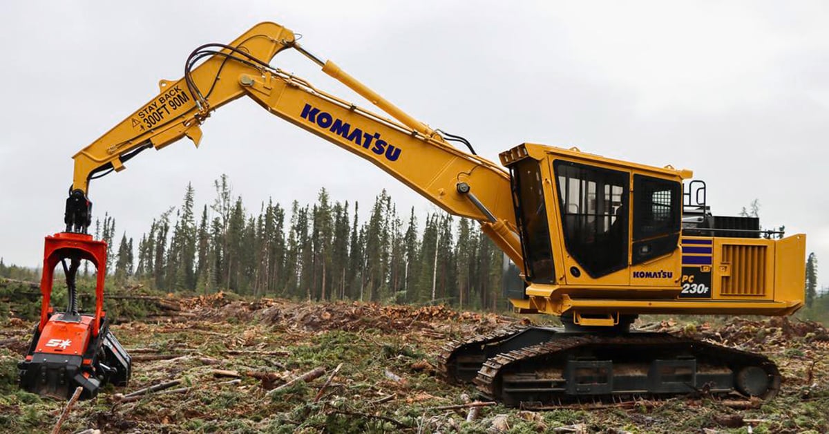 Komatsu Promotes PC230F-11 Forestry Processor