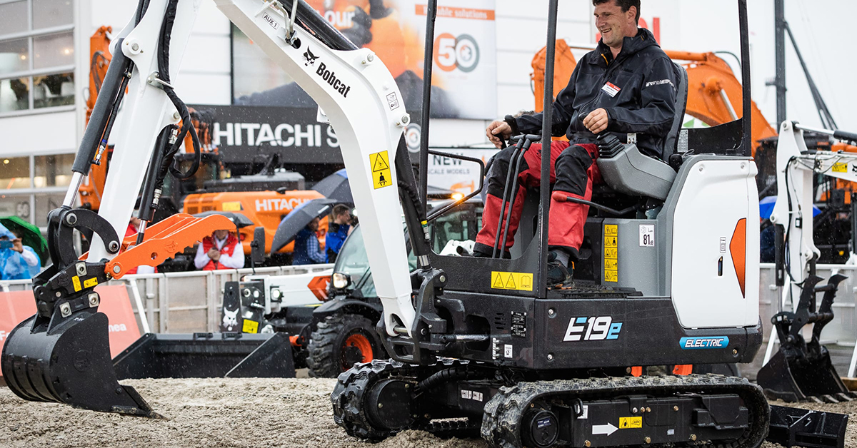 Bobcat Unveils New Battery-Electric E19e Compact Excavator
