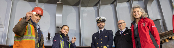 Construction Of The Offshore Oceanographic Science Vessel Completed With Ceremony