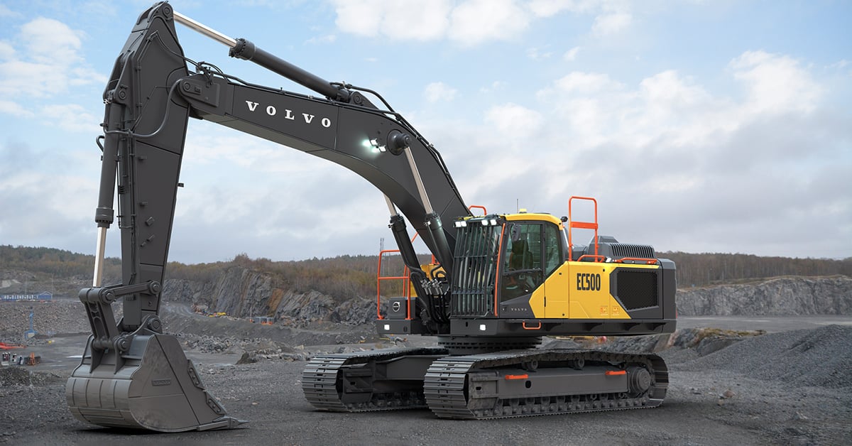 Volvo Launches EC500 Next Generation Excavator