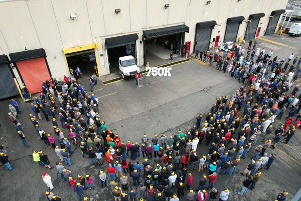 DTNA Commemorates 750,000th Vehicle
