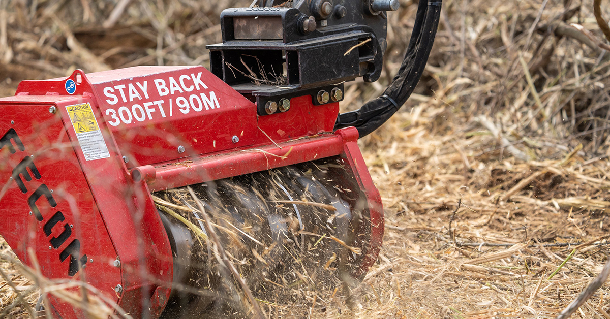 Fecon Introduces FMX28 Bull Hog Compact Excavator Mulcher
