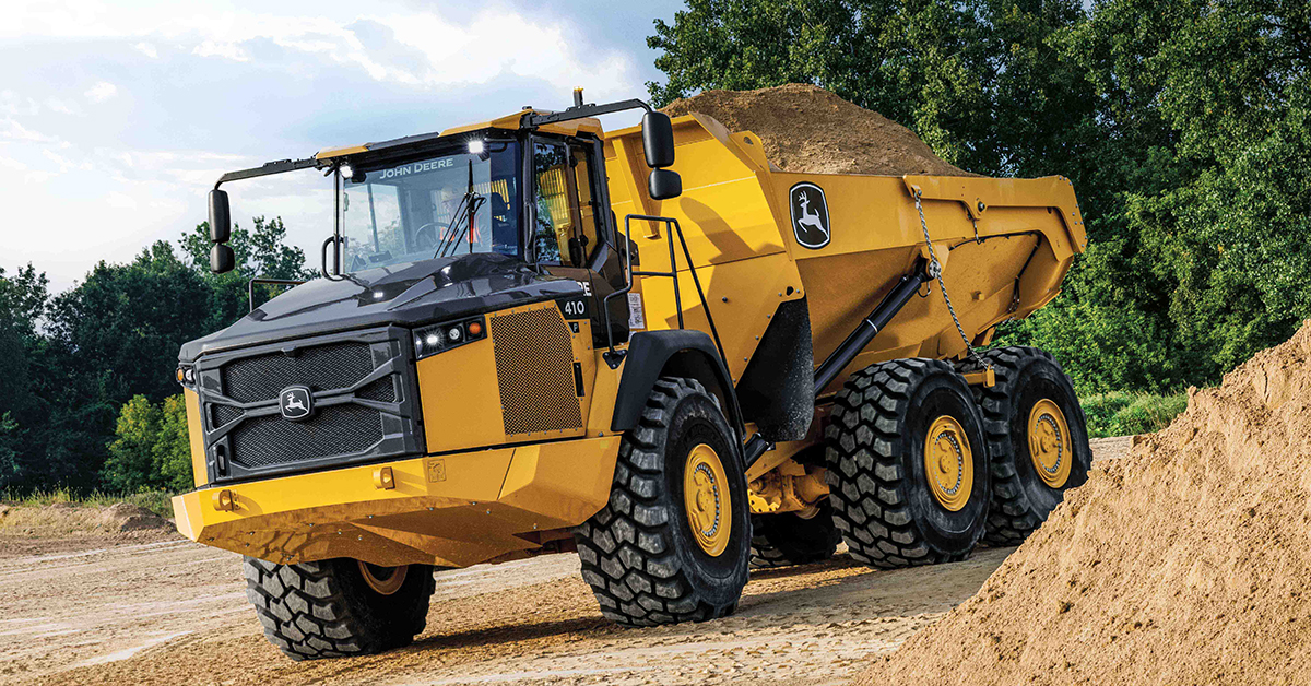 John Deere Introduces New P-Tier Articulated Dump Trucks