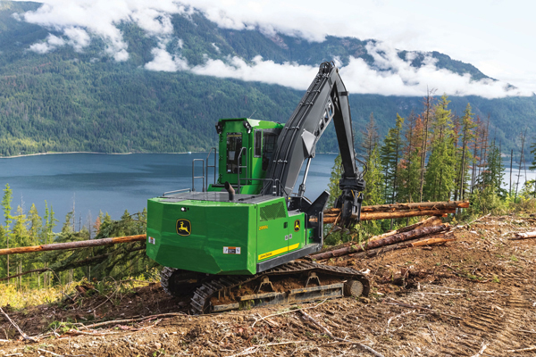 Meet John Deere’s New Mid-Size Log Loader: 2956G