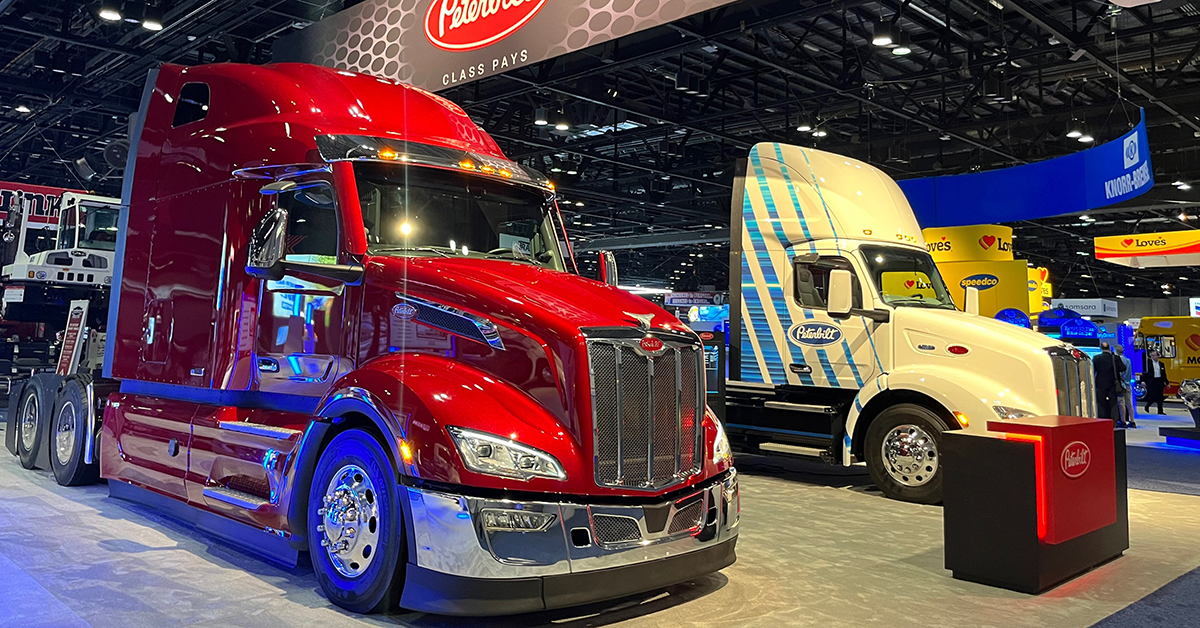 Peterbilt Highlighted Aerodynamics & Advanced Technology at TMC