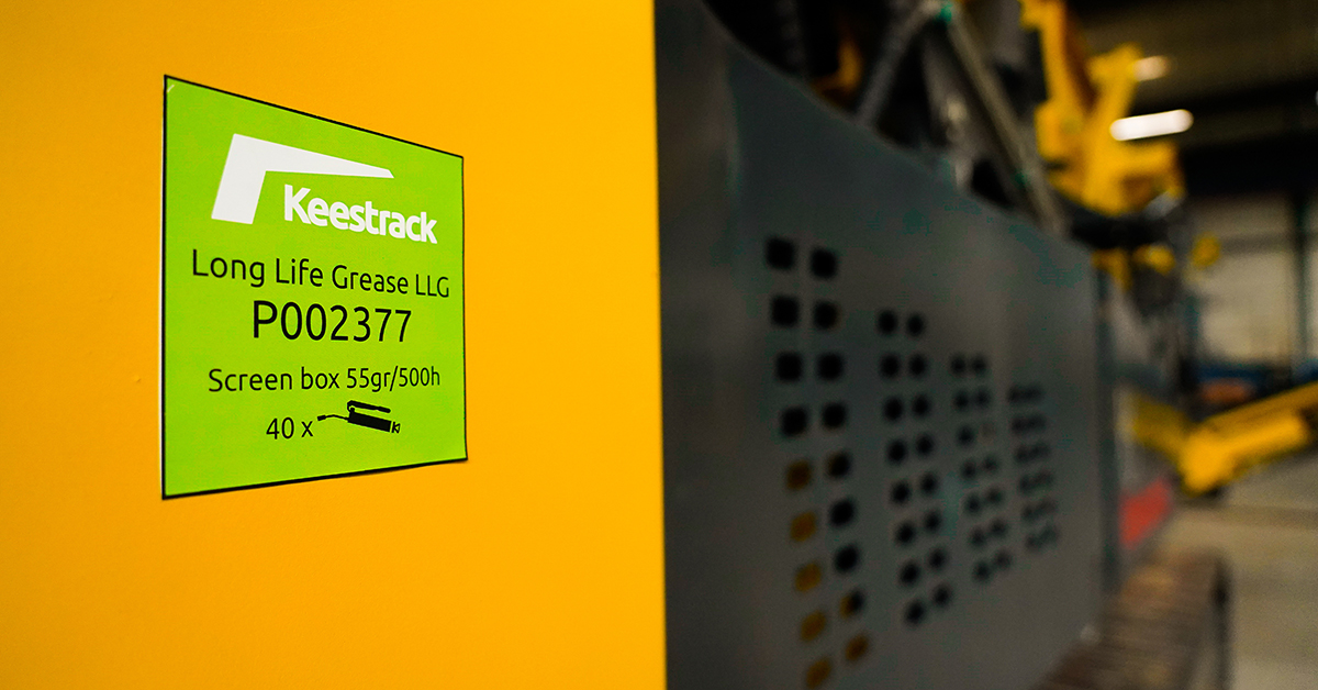 Keestrack Scalpers Now Standard Equipped With LLG Grease