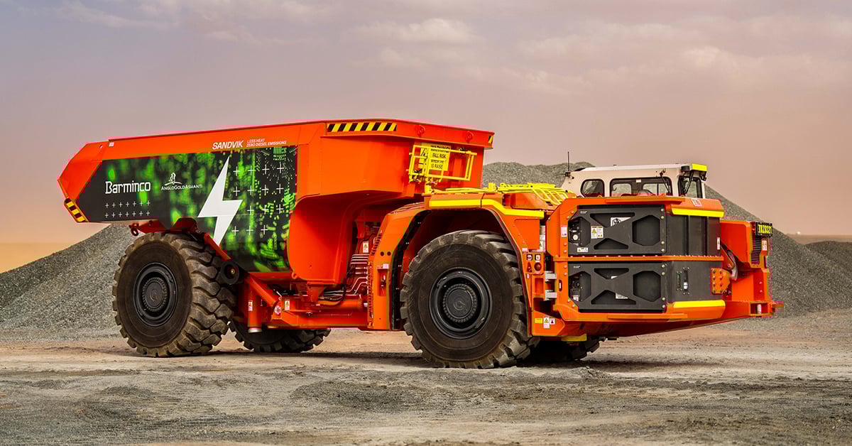 Largest BEV Underground Mining Truck Begins Trial