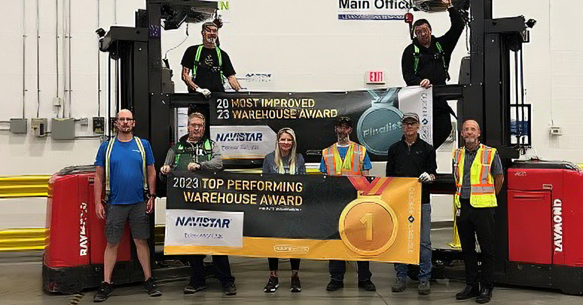 Navistar Parts Distribution Centers Named Number One in Heavy Equipment Sector