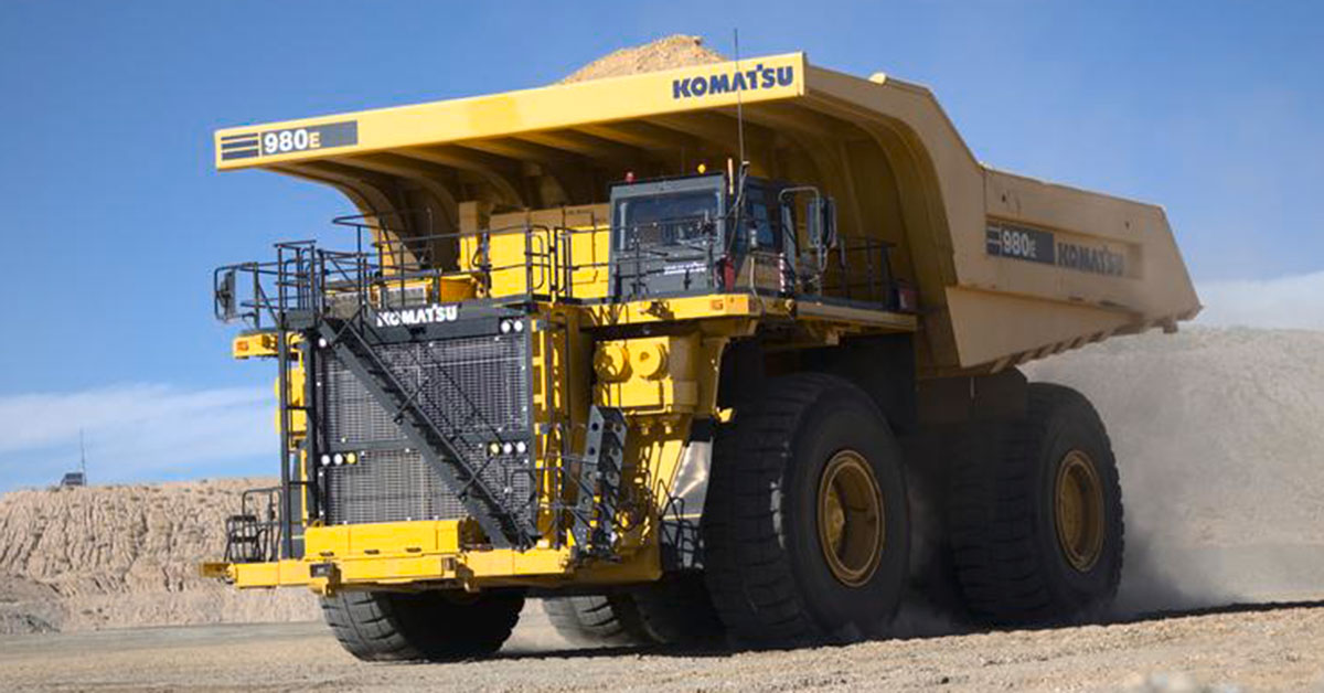 Meet Komatsu’s 980E-5SE Ultra-Class Electric Drive Mining Truck