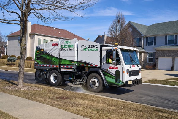 First Of Its Kind All-Electric Sweeper From Elgin