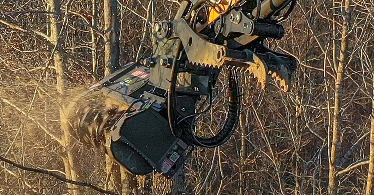 Loftness Introduces Tilt Hitch For Excavator Mulching Heads