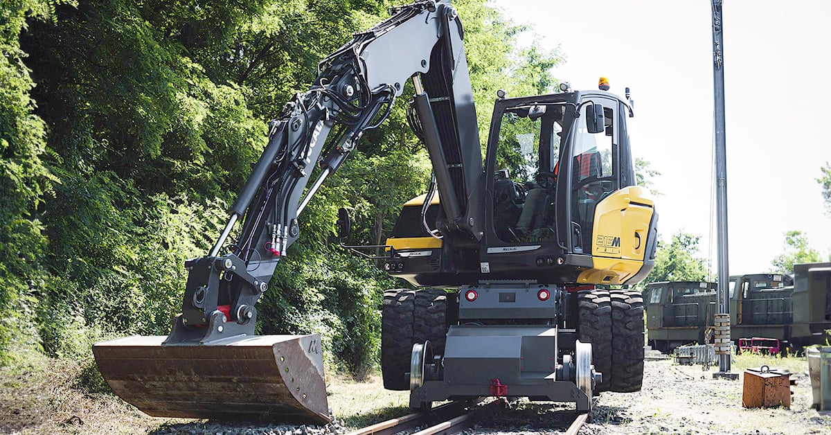 Mecalac Introduces Next Generation 216MRail For North America