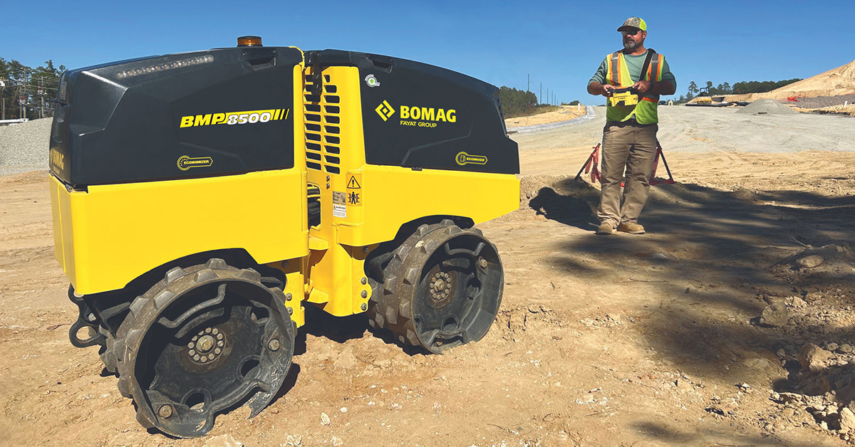 Bomag Introduces Remote-Control BMP 8500 Compactor