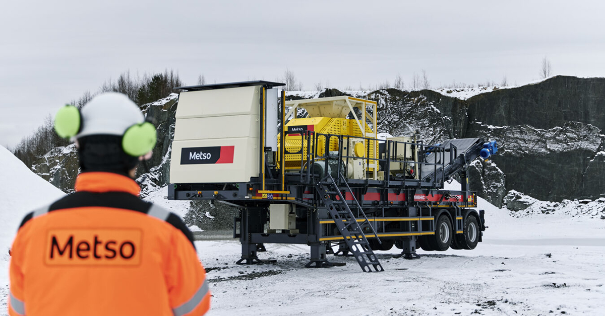 Metso Introduces Nordwheeler Portable Crusher