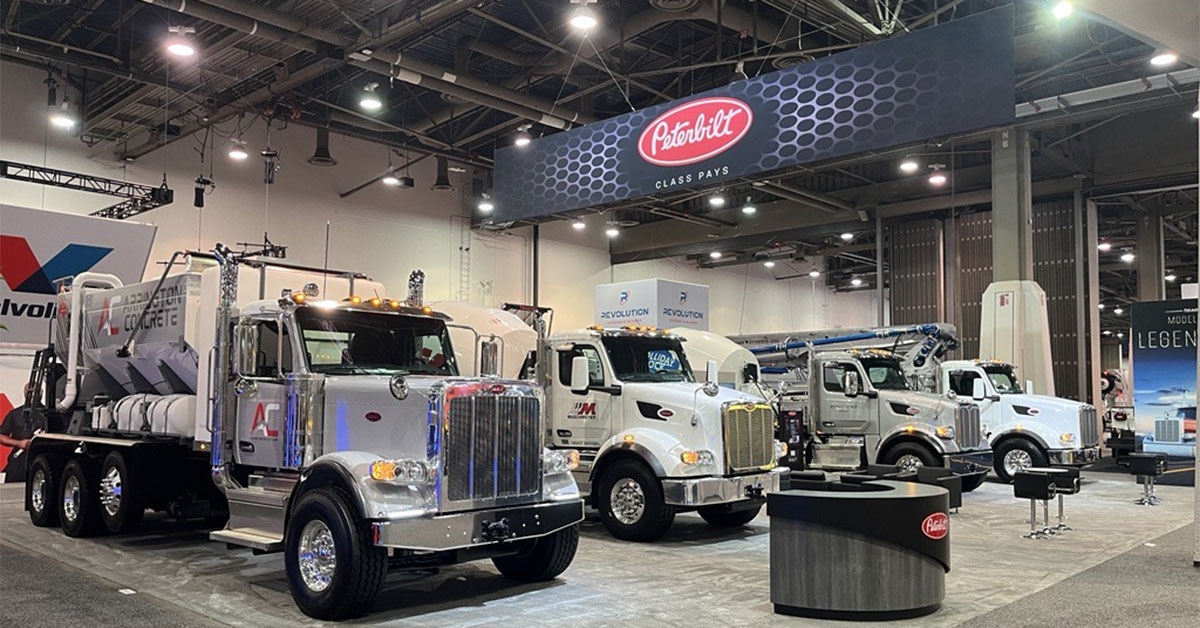 Peterbilt Cements Rugged Models 567 & 589 For Concrete Industry