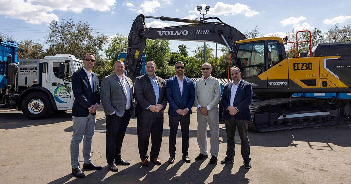 Volvo CE and Mack Trucks Partner for Electrification Project
