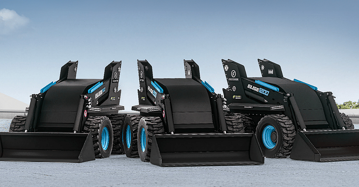 World’s First Cabinless Remotely Operated Electric Skid-Steer
