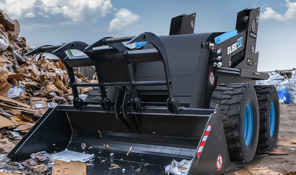 World’s First Cabinless Remotely Operated Electric Skid-Steer
