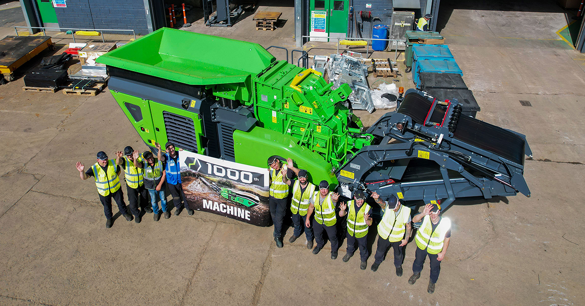 EvoQuip Celebrates 1000 Machines Delivered Worldwide