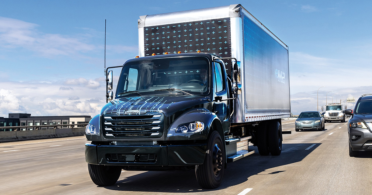 Freightliner eM2 Battery Electric Trucks Production Begins