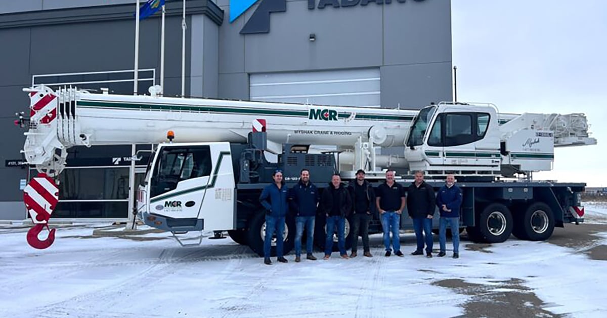 Myshak Group Purchases First Tadano GT-1200XL-2 In Canada