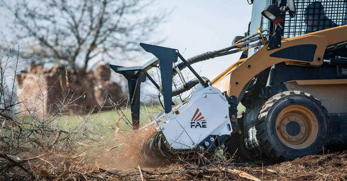 FAE Introduces A New Mulcher For Skid Steers
