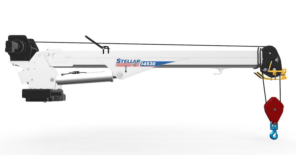 Stellar Introduces New Lighter-Weight Hydraulic Service Cranes