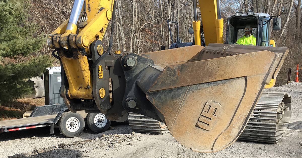 Werk-Brau D-Lock Tilt Coupler Enhances Excavator Productivity