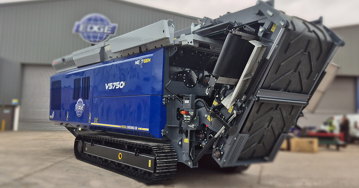 EDGE Innovate Launches New VS750i Primary Waste Shredder