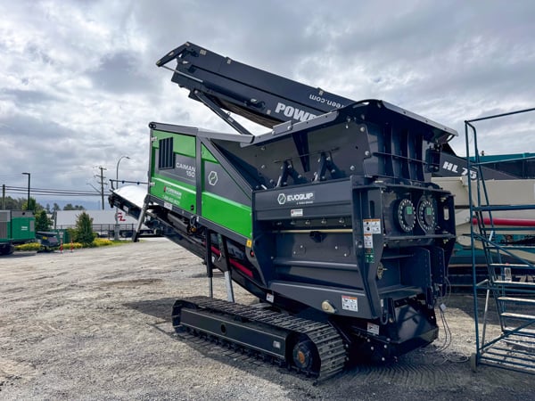 The new state-of-the-art EvoQuip Caiman 150 Compact Shredder