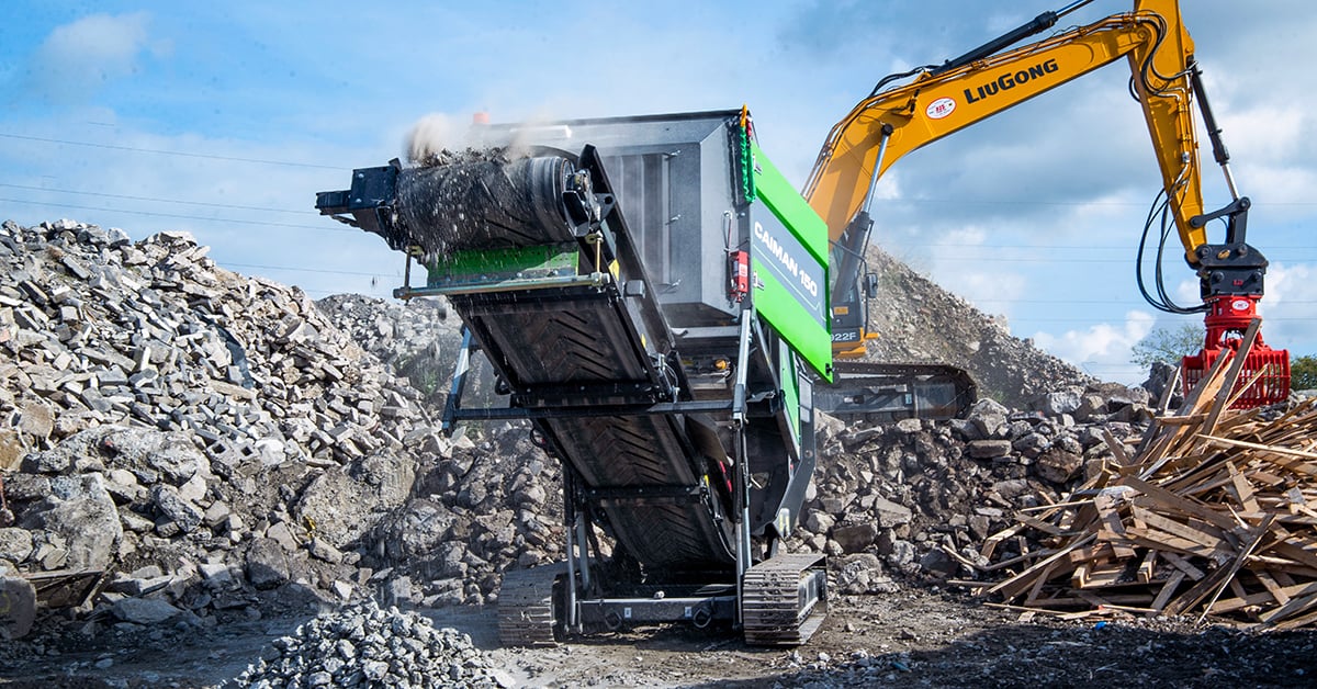 The new state-of-the-art EvoQuip Caiman 150 Compact Shredder