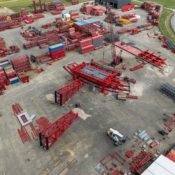 Mammoet Begins Assembly Of World’s Biggest Land-Based Crane
