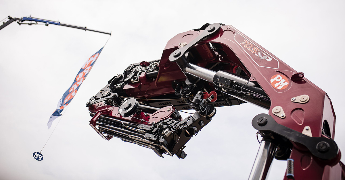 Manitex Delivers New Articulated Truck Mounted Cranes