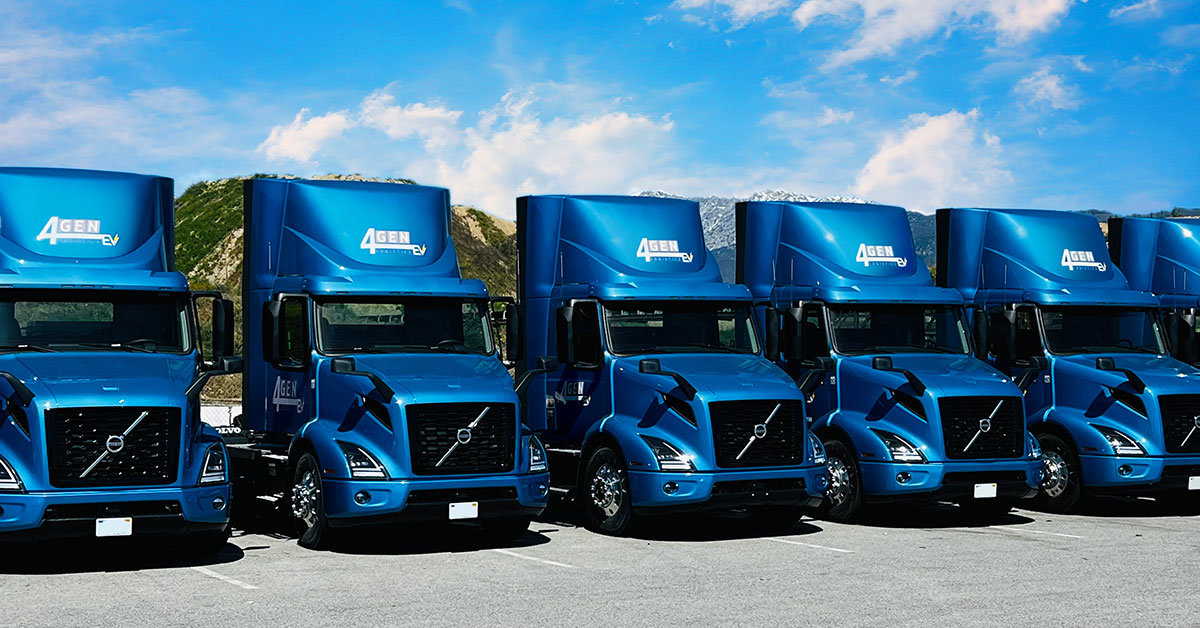 4 Gen Logistics Adds Volvo VNR Electric Trucks To Fleet