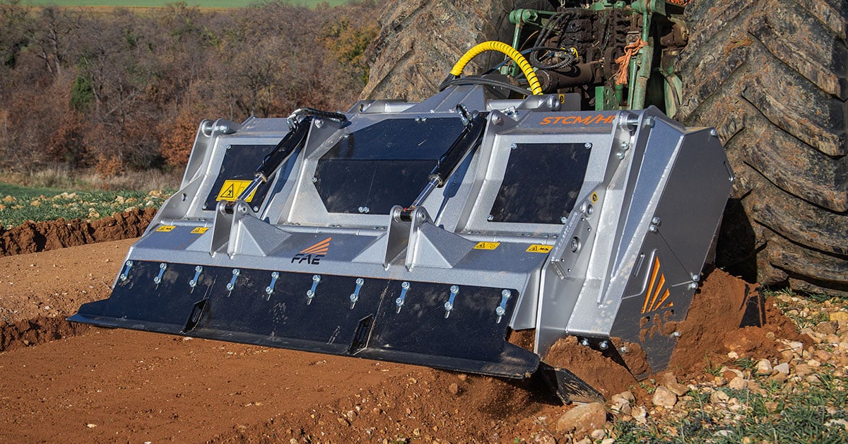 FAE Updates STCM Stone Crusher For Tractors Up To 280 Hp