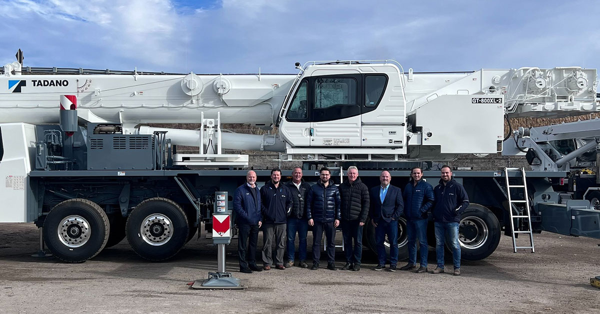 Cropac Equipment Purchases First Tadano GT-800XL-2 In Canada