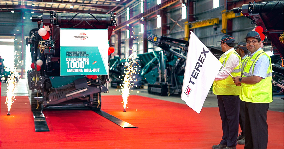 Powerscreen Celebrates 1000th Warrior