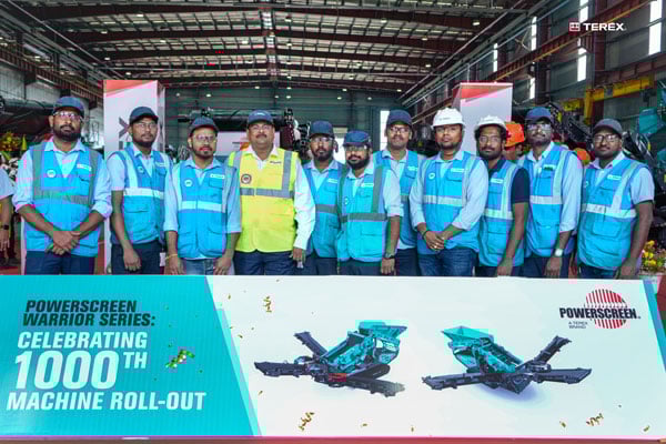 Powerscreen Celebrates 1000th Warrior