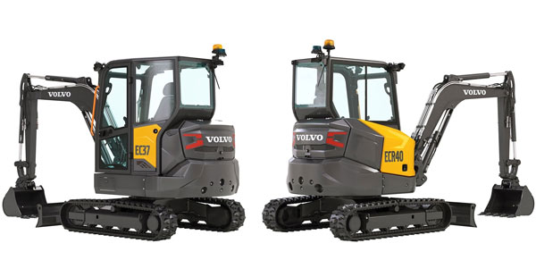 Volvo CE Adds Two New Compact Excavators