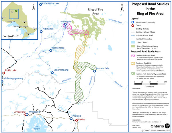 First Nations and Ontario Nearing All-Season Roads In The Ring Of Fire