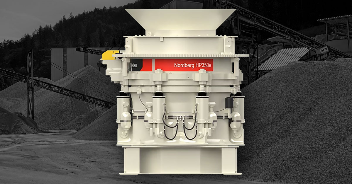 Metso Launches Nordberg HP350e Cone Crusher
