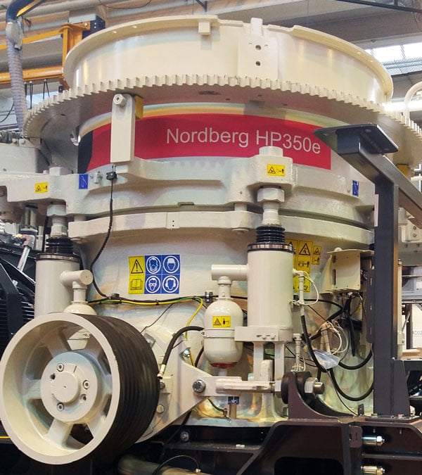 Metso Launches Nordberg HP350e Cone Crusher