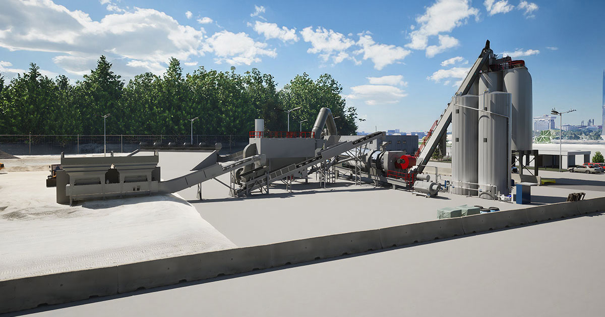 New Counterflow Drummix Plant From Ammann