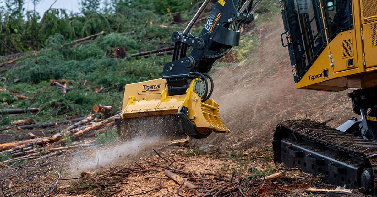 New Mulching Head For Fire Mitigation From Tigercat