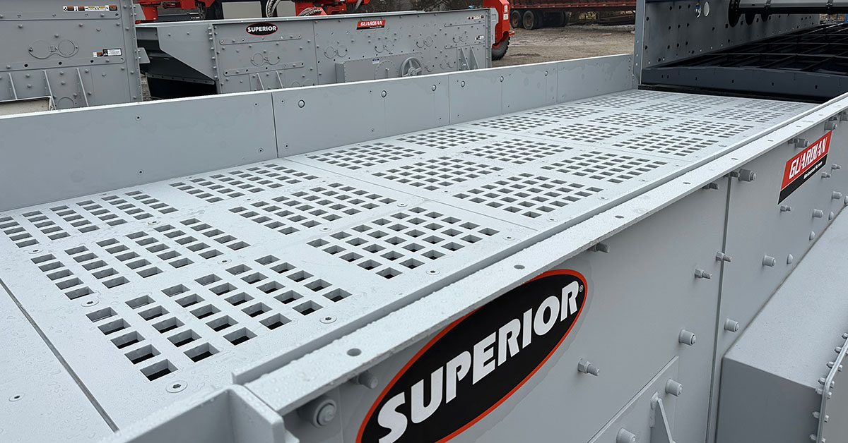 Superior Introduces New Heavy-Duty Scalping Screen For Large Feed Size