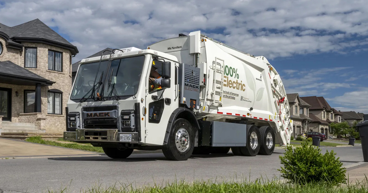 The City of Kingston, Ontario, Orders Two Mack LR Electric Refuse Vehicles