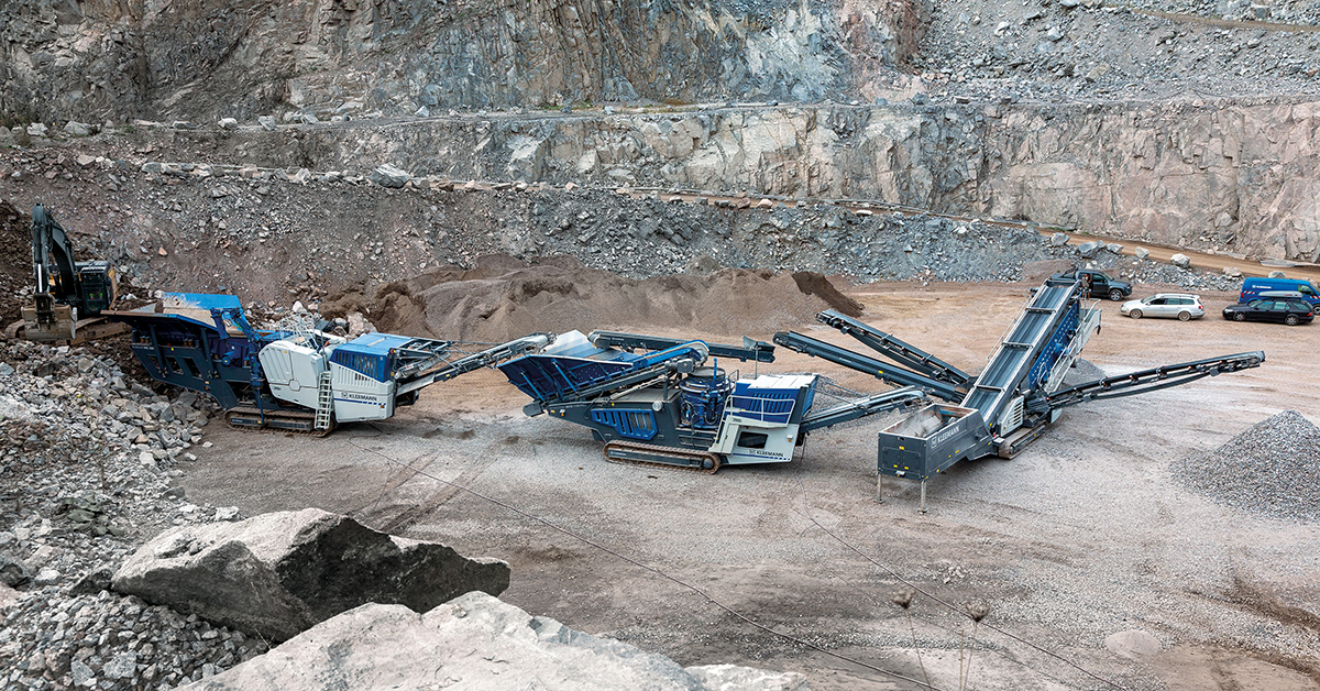 All-Electric Operation Of Mobile Crushing And Screening Plants With Kleemann